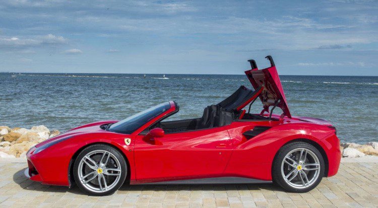 Rent Ferrari French Riviera, rent a ferrari 488 spider, 