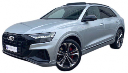 Experience luxury and performance with the Audi Q8 Competition - a premium SUV with a sleek design and advanced features for an unparalleled driving experience.
