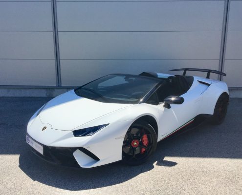 Lamborghini Huracn Perdormante spyder for rent