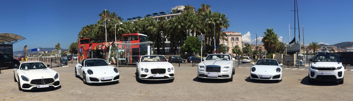 luxury car rental at Car4rent, White-collection-Car4rent-Cannes