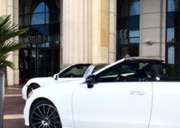 Location d'une mercedes décapotable